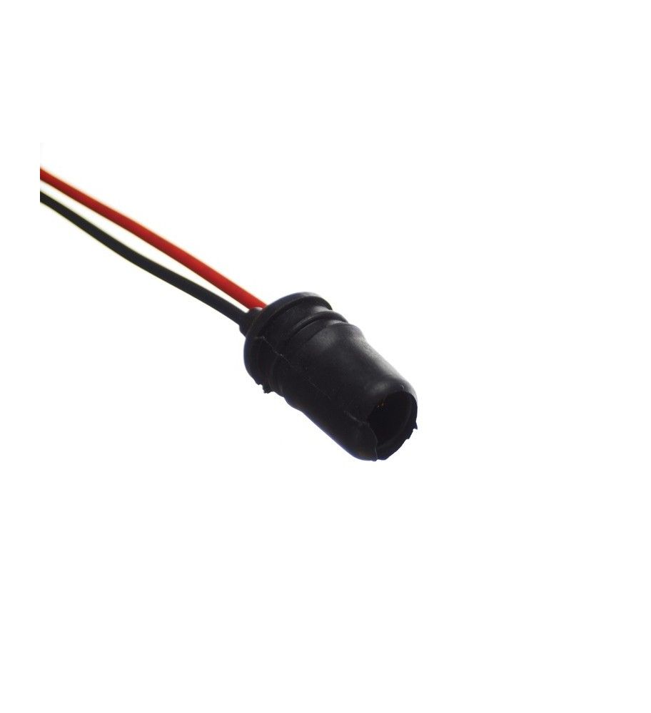 Casquillo para bombilla T10 / W5W con cables  - 1