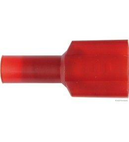 Fiche sertie - Rouge - 0,5-1,5mm² 50 pièces  - 1