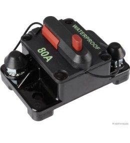 Manual circuit breaker - Black - 80A