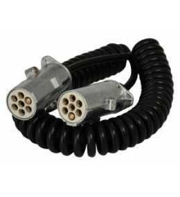 Coiled cable S plug 3.8m