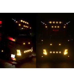 Top Running Lights - Volvo FH 2012+ - Colour Yellow and Cool White  - 3