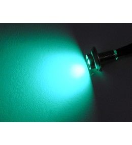 Mini LED-Spot - 5 Stück - RGB - Chromrahmen - 24V  - 5