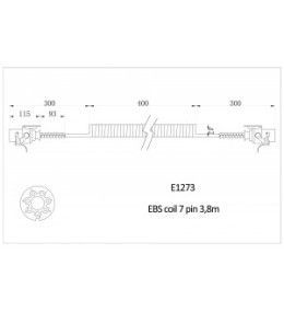 Opgerolde 7-pins EBS-verbindingskabel  - 2