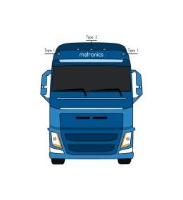 Volvo FH 2012+ top marker lights left white  - 3