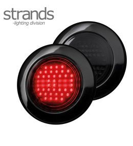 Strands Dark Knight red round parking and brake light 12/24V  - 1