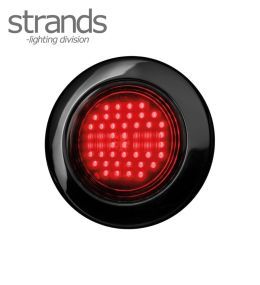 Strands Dark Knight red round parking and brake light 12/24V  - 3