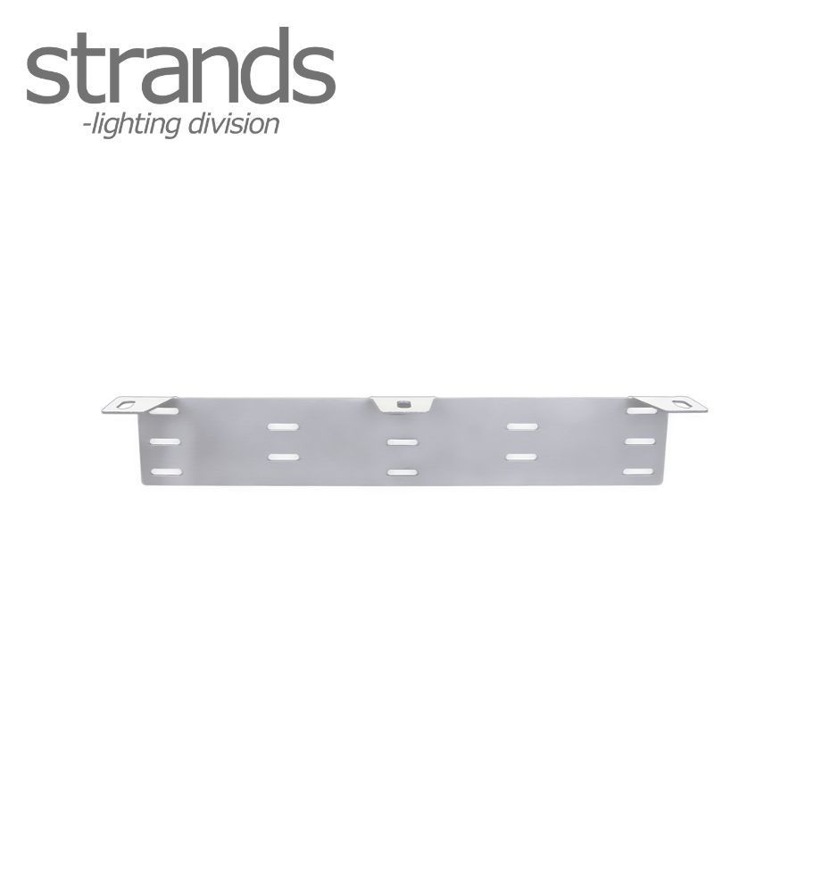 Strands support pour trois phares de route acier  - 1