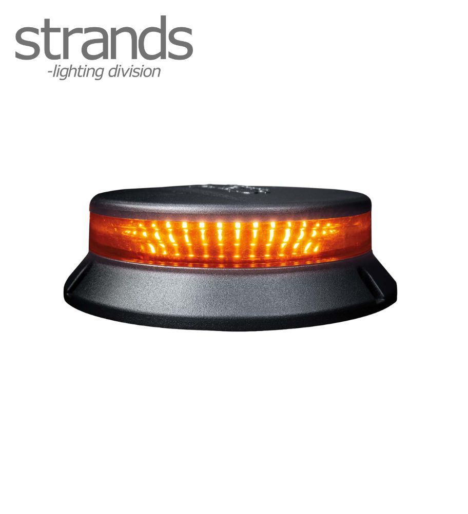 Strands flashing beacon orange clear lens  - 1