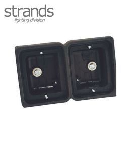 Strands support double pour feu arrière rectangulaire Izeled  - 1