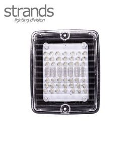 Strands brake light and rectangular rear light Izeled transparent lens  - 3