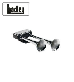 Hadley doppelte Lufttrompete Stahl 390mm + 230mm  - 1