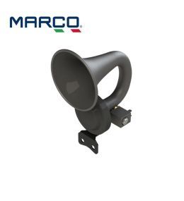 Marco trompette à air en plastique noir 1 cornet 24v