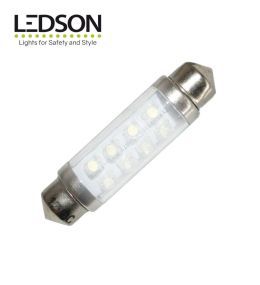 Ledson ampoule navette 42mm LED blanc froid 24v