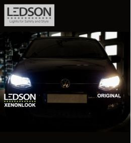 Ledson ampoule Halogène Xenonlook bleu 24v H1  - 2