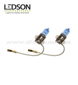 Ledson ampoule Halogène Xenonlook bleu 24v H3
