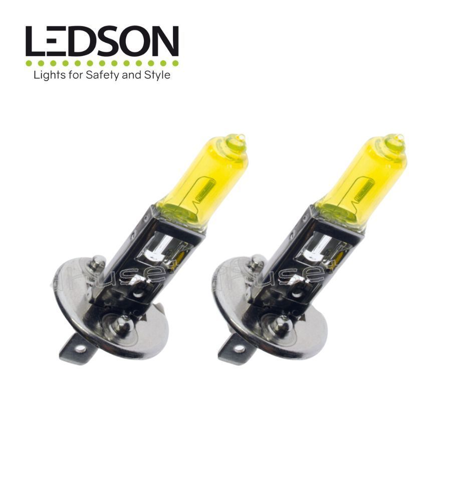 Ledson ampoule Halogène Yellowlook jaune H1  - 1