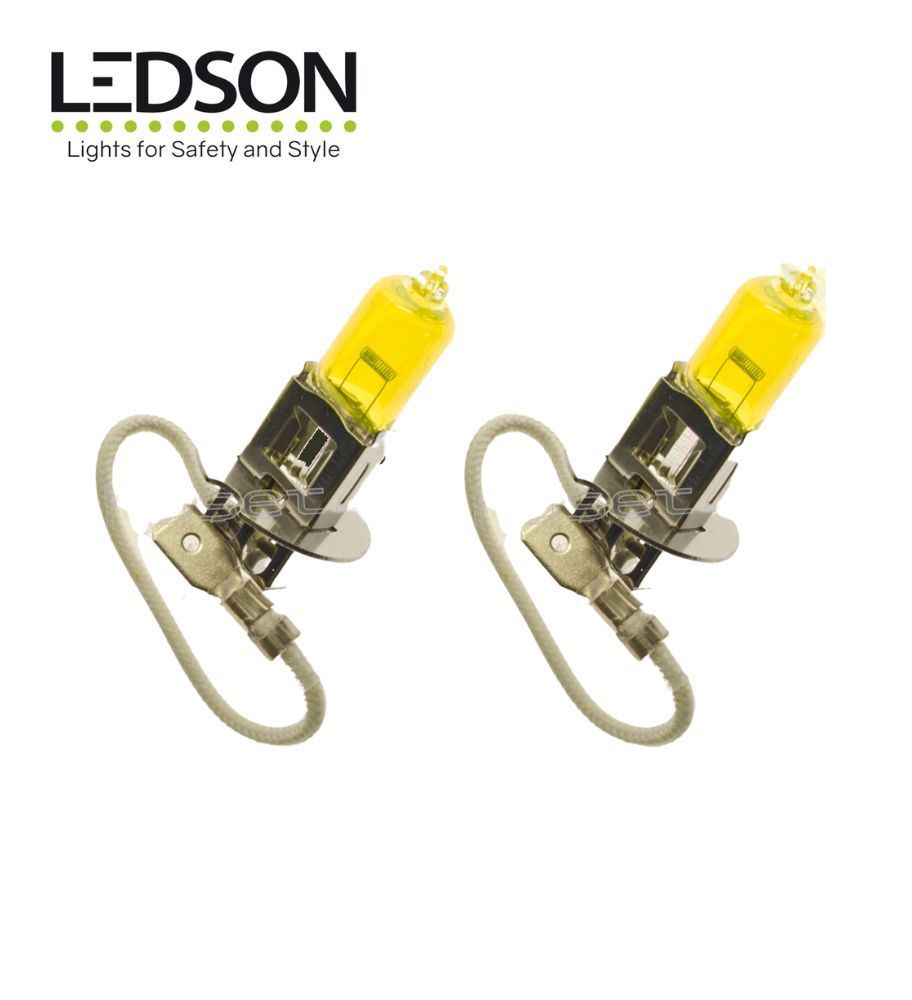 Ledson ampoule Halogène Yellowlook jaune H3  - 1