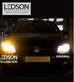 Ledson Halogen-Glühlampe Yellowlook gelb H4  - 2