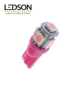 Ledson Bombilla LED T10 W5W rosa 12v  - 2