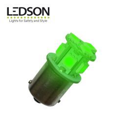 Ledson ampoule LED BA15s R5W vert 12v  - 3