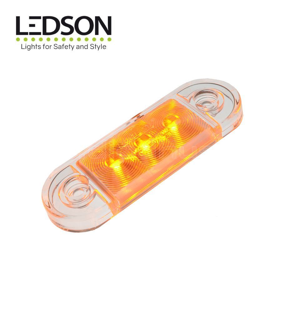Ledson position light 3 LED orange 12-24v