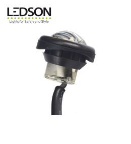 Ledson round recessed position light Orange lens 12-24v  - 2