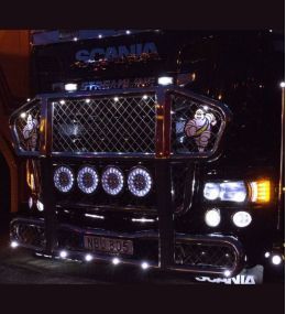 Ledson headlight DRL Scania 4 series R White  - 3