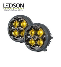Ledson headlight DRL Scania 4 series R Yellow  - 1