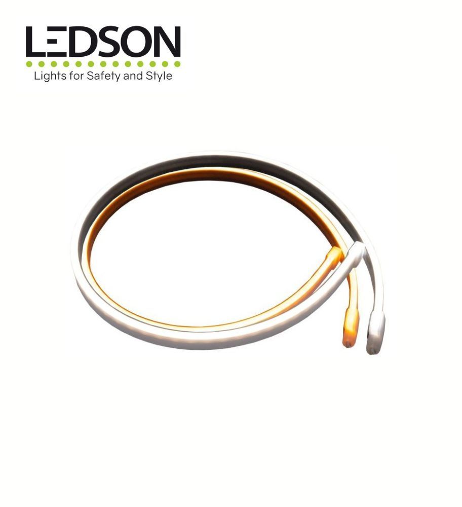 Ledson banda lateral 24v 60cm Blanco y naranja  - 1