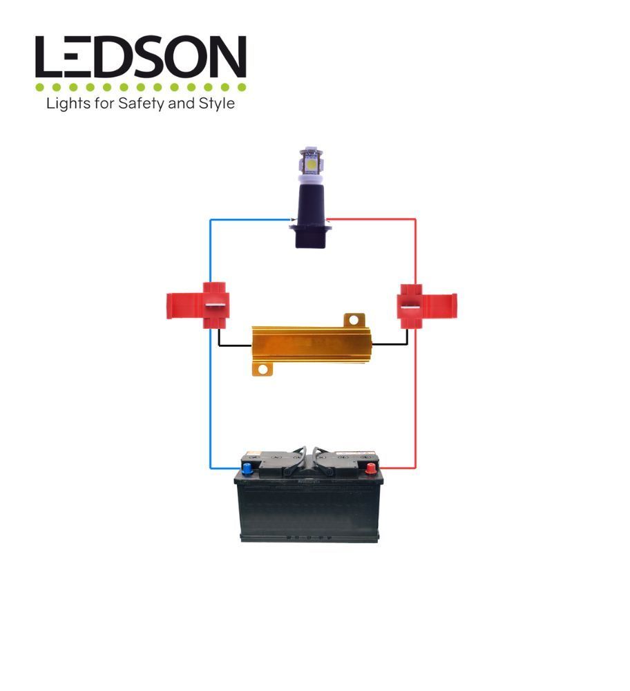 Interruptor de luz de carretera Ledson 12v