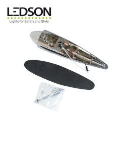 Ledson Torpedo-Leuchte Orange Licht transparente Linse 24v  - 2