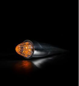Ledson Torpedo-Leuchte Orange Licht transparente Linse 24v  - 4