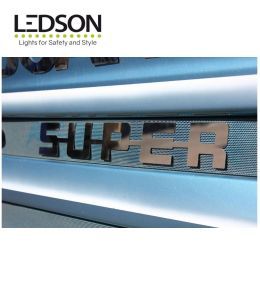 Ledson logo Super voor Scania Roestvrij staal zelfklevend  - 1