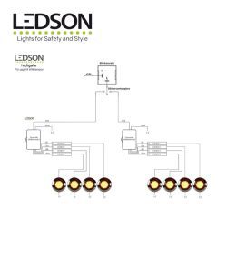 Ledson Indigate 8-lichts dynamische/zwevende indicatormodule  - 3