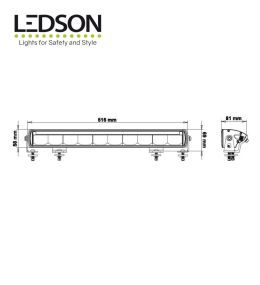 Ledson Led oprijplaat Titan Drive 20,5" 516mm  - 4