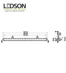 Ledson rampe Led Juno 21.5" 528mm  - 3