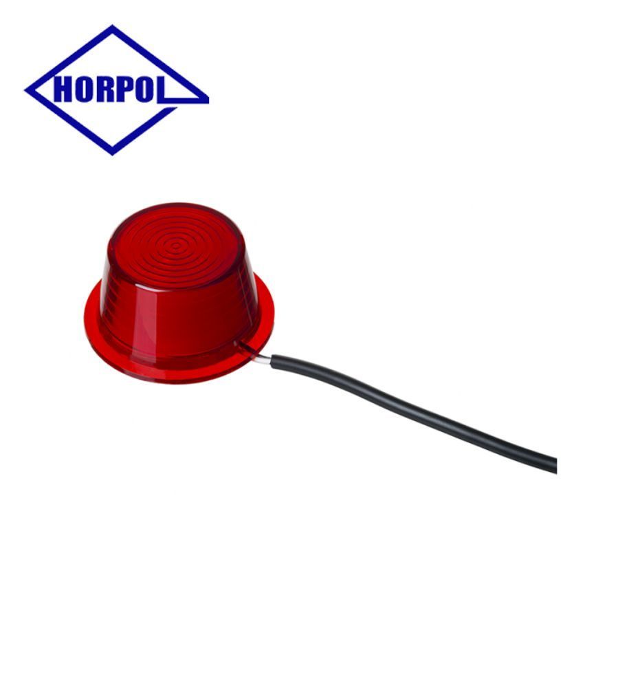 Unidad de luz de gálibo Horpol lente de neón roja  - 1