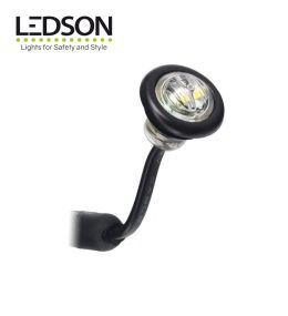 Ledson round recessed position light White clear lens 12-24v  - 1