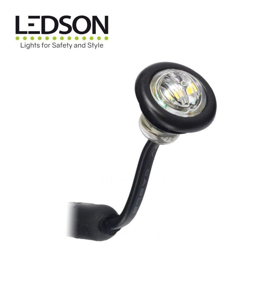 Ledson round recessed position light White clear lens 12-24v  - 1