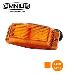 Omnius feu de position double LED orange lentille orange 24v