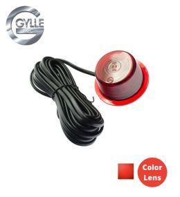 Gylle template light unit red led lens  - 1