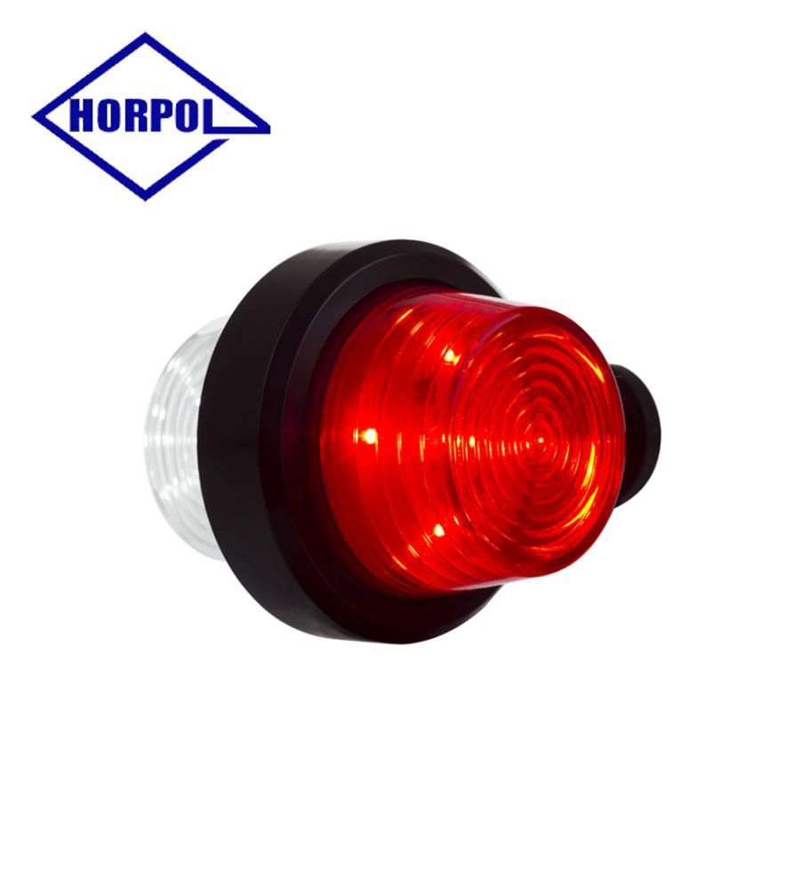 Horpol Oldschool white and short red clearance light  - 1
