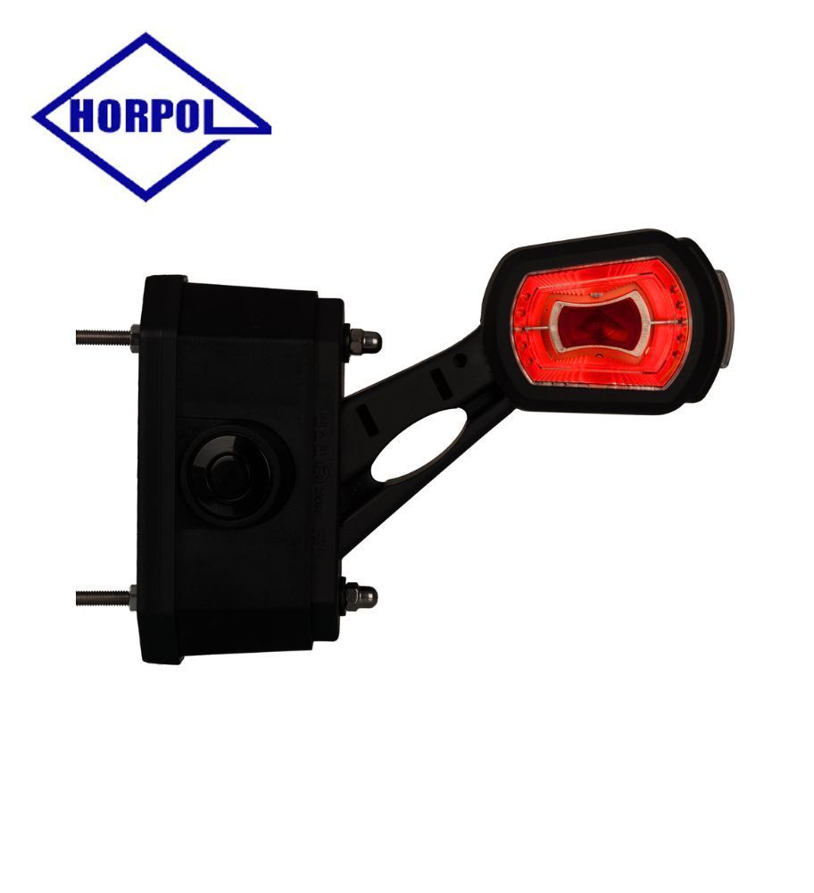 Horpol clearance light and inclined reversing sensor tri-color RIGHT-hand bumper  - 1