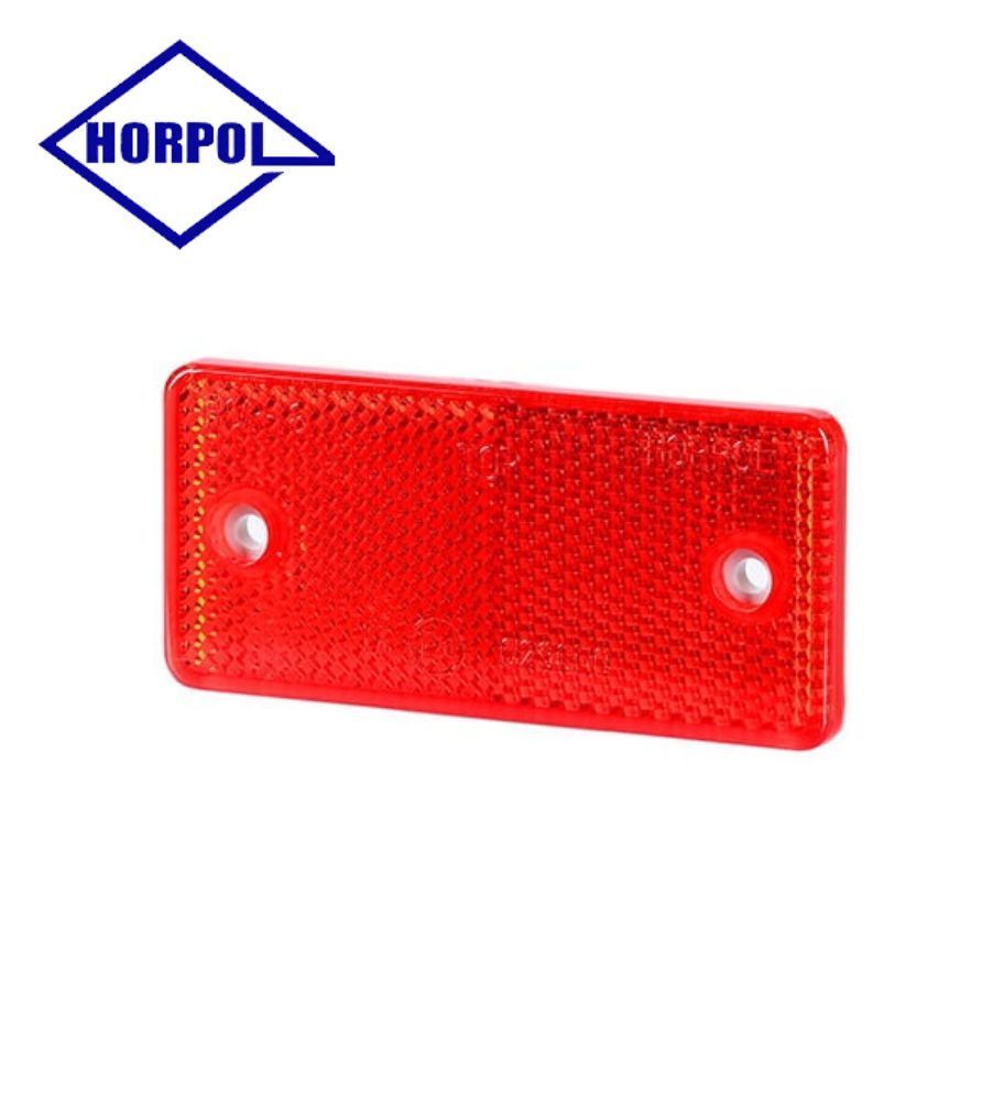 Horpol catadioptre rectangle rouge