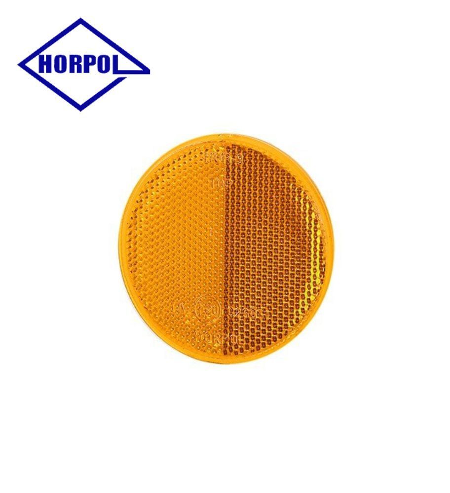 Horpol Ronde oranje retro-reflector  - 1