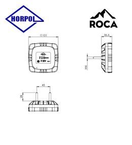 Horpol Frontscheinwerfer Roca Blink- und Positionsanzeige12-24v  - 6