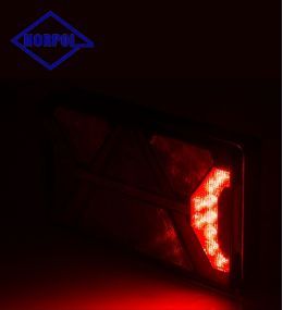 Horpol Strada multifunctioneel achterlicht met reflector 12-24v LINKS  - 12