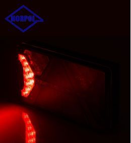 Horpol Strada multifunctioneel achterlicht met reflector 12-24v LINKS  - 13