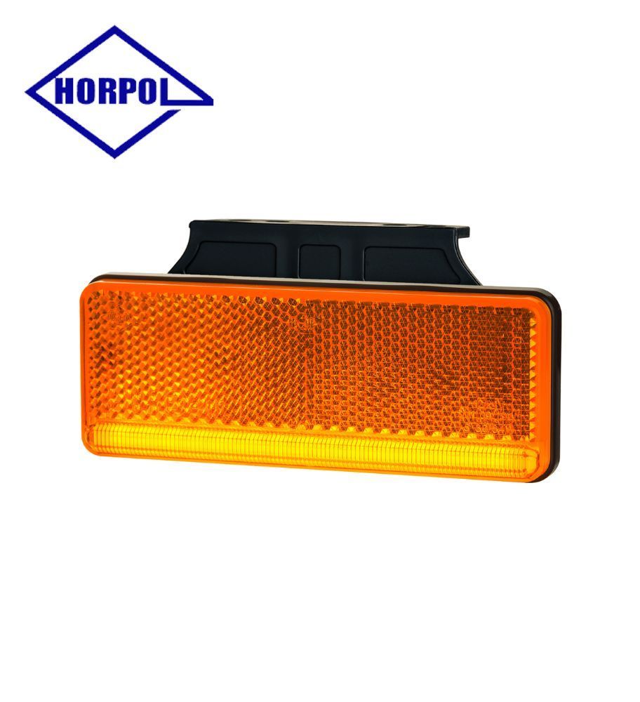 Luz de posición rectangular Horpol soporte naranja slim  - 1