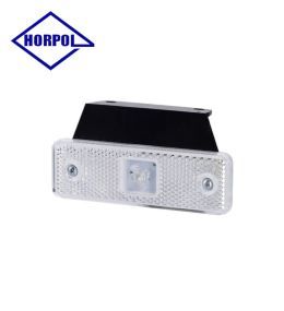 Luz de posición rectangular Horpol reflector de soporte blanco  - 1